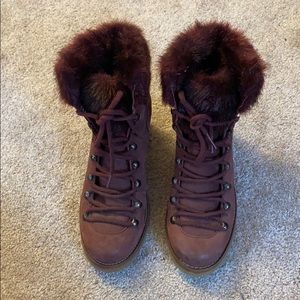 Steve Madden Faux Fur Booties
